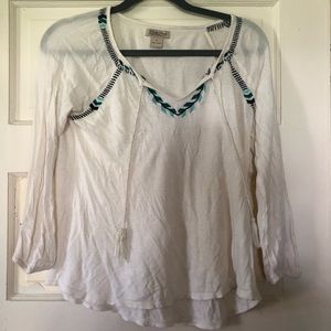 Lucky Brand 3/4 sleeve top